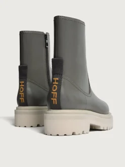 BOTTE EN CUIR OFFICE GRIS