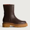 BOTTE EN CUIR OFFICE MARRON