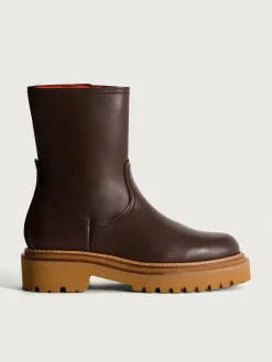 BOTTE EN CUIR OFFICE MARRON