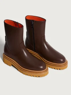 BOTTE EN CUIR OFFICE MARRON