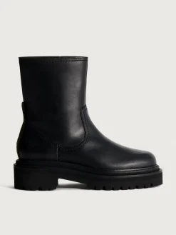 BOTTE EN CUIR OFFICE NOIR
