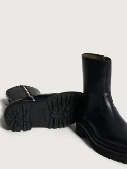 BOTTE EN CUIR OFFICE NOIR