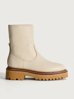 BOTTE EN CUIR OFFICE OFF WHITE