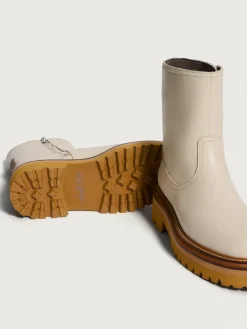 BOTTE EN CUIR OFFICE OFF WHITE