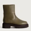 BOTTE EN CUIR OFFICE VERT
