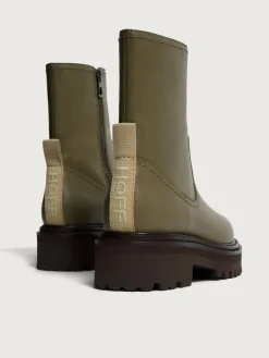 BOTTE EN CUIR OFFICE VERT