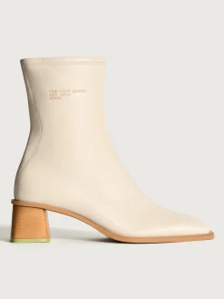 BOTTINE À TALON DATE OFF WHITE