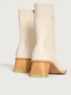 BOTTINE À TALON DATE OFF WHITE
