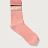 CHAUSSETTES ROSES