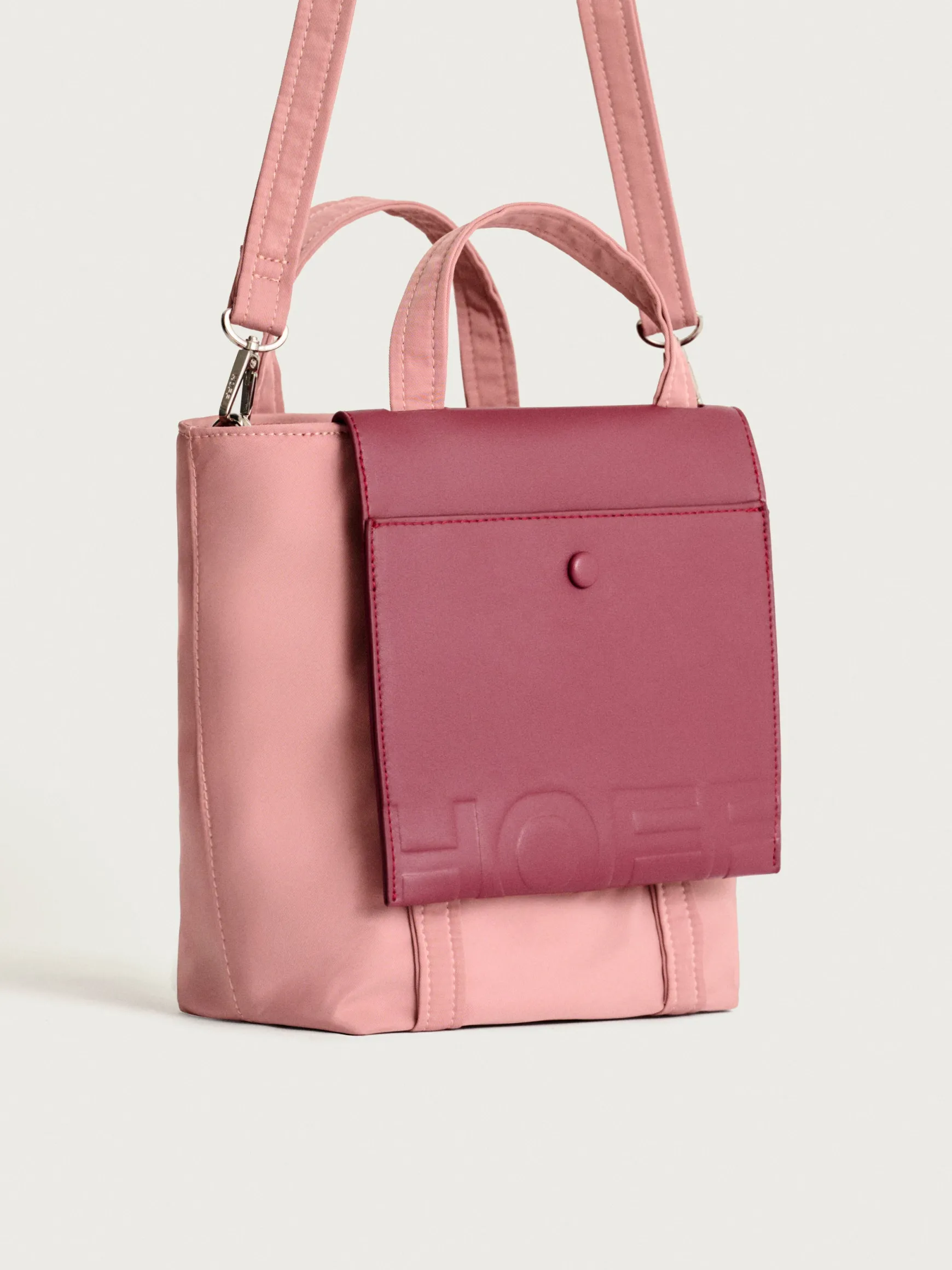 MINI SHOPPER NYLON DAILY ROSE