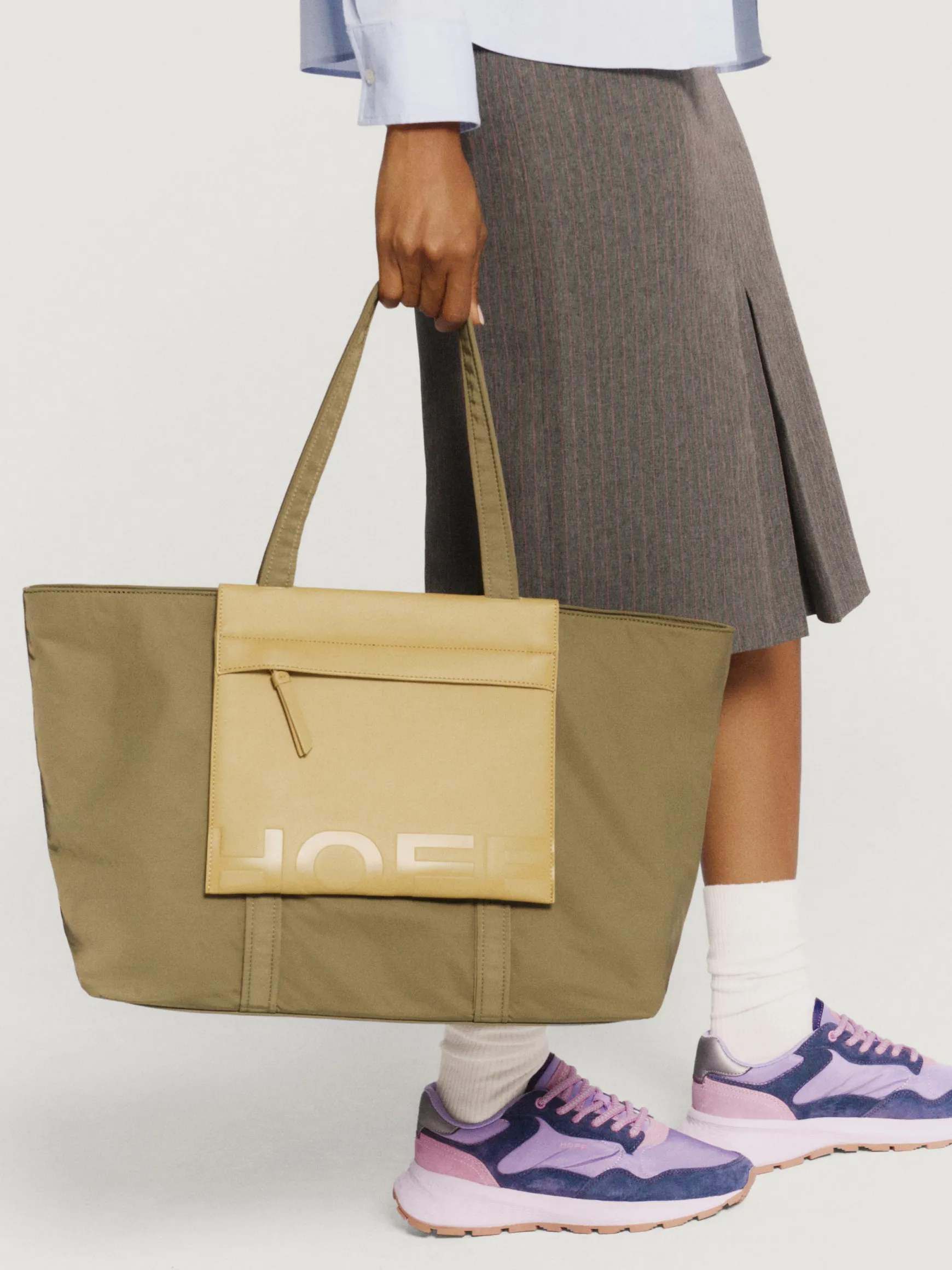 SHOPPER NYLON DAILY KAKI